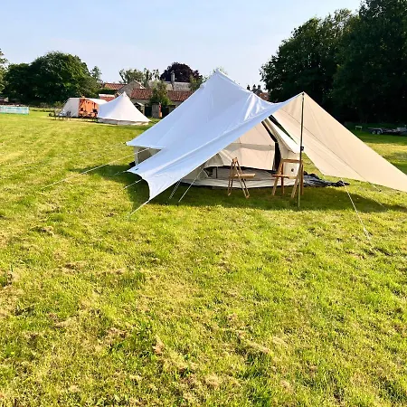 Tin And Canvas Glamping Pickering, Carry On Canvas Bell Tent Luxury tent Pickering