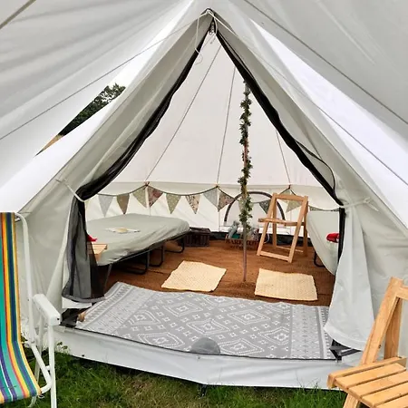Luxury tent Tin And Canvas Glamping Pickering, Carry On Canvas Bell Tent Pickering